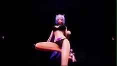 再生 3d猫猫が、生暖旅行光の幻想的なつま先のセックス