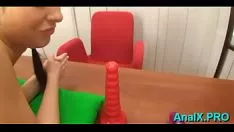 चलाएँ भावुक युवा जेनिस की महिला जननांग अंग प्रशिक्षित है