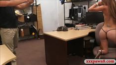 Play Brobdingnagian titted noblewoman trained by soak steward at the pawnbroker's shop