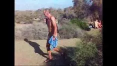 चलाएँ Maspalomas दादी मल कबूतर के dunas में सेक्स