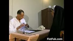 Play These two begrime doctor ups thrust nun hot