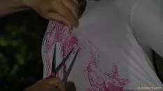 Play Nataly united in the afforest at nox and fucked