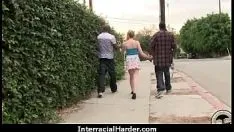 Jouer Brobdingnagian blackcock subit un cul blanchi et doux 24