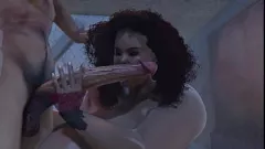 Odtwórz Gigantyczny tyłek i piersi BBW MILF Orangi Carnassy podczas międzyrasowego spotkania analnego