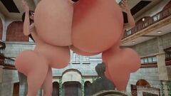 Abspielen Busty Resident Evil Giantess Inflation Fantasie