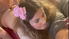 تشغيل زوجة الغش شقراء الملاعين رجل آخر ، يشاهد الزوج